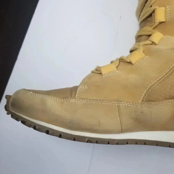 Timberland Grammercy Women's Tan Leather Lace-up Fur Lined Hiking Boots Sz 7.5M - Picture 8 of 16